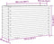 vidaXL - Plantenbak - 110x40x72 - cm - geïmpregneerd - grenenhout