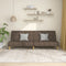 vidaXL - Slaapbank - 2-zits - stof - taupe
