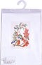Thea Gouverneur - Borduurpakket met telpatroon - 914A - Voorgesorteerde DMC Garens - Roodborstje - Aida - 25 cm x 30 cm - DIY Kit