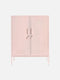 Mustard - The Midi - Kast - Metaal - Blush ( licht roze )