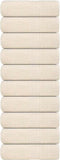 vidaXL - Zeepdoekjes - 10 - st - 30x30 - cm - 360 - g/m² - 100% - katoen - crèmekleurig