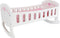 Doll fun - Poppenwieg - 47 cm - Wit en Roze