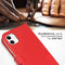 Selencia iPhone 11 - Echt Lederen Bookcase - 3 Pashouders - Rood