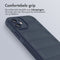 iMoshion Hoesje Geschikt voor iPhone 12 Hoesje Siliconen - iMoshion EasyGrip Backcover - Donkerblauw
