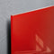 Sigel glasmagneetbord - Artverum - 91x46cm - rood - SI-GL147