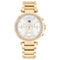 Tommy Hilfiger TH1782703 EMILY Dames Horloge - Mineraalglas - Staal - Goudkleurig - 38 mm breed - Quartz - Vouw/Vlindersluiting - 5 ATM (douchen)