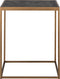 Richmond Interiors Bijzettafel Blackbone brass 50x50 (Black rustic)