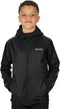 Regatta - Kids Pack It III Opvouwbaar Kinder Regenjack - Zwart - Maat 164
