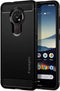 Spigen Rugged Armor - Back Cover - TPU - Nokia 7.2 - Zwart