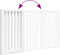 vidaXL - Hondenhek - inklapbaar - 3 - panelen - 150 - cm - populierenhout - wit