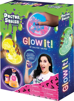 Doctor Squish - Glow It! - Refill Set voor Squishy Maker - Glow in the Dark (720 g)