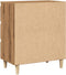 vidaXL - Dressoir - 60x35x70 - cm - bewerkt - hout - artisanaal - eikenkleur