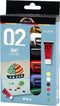 A-Color acrylverf, kleuren assorti, 02 - matt, 6x20ml