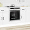 vidaXL - Ovenkast - Lucca - bewerkt - hout - hoogglans - wit