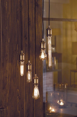 Light & Living Hanglamp MADELIN rond - Antiek-brons - 5-lichtpunten