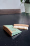 CABANAZ - kruimelveger, metaal en bamboe, incl. magneet, TABLE SWEEPER, groen