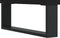 vidaXL - Dressoir - 60x35x70 - cm - bewerkt - hout - zwart
