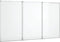 vidaXL Whiteboard magnetisch inklapbaar 120x80x1,7 cm aluminium