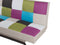 LEEDS - Slaapbank 3-zits - Multicolor - Polyester