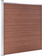 vidaXL - Schutting - 526x186 - cm - HKC - bruin