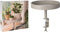 H&S Collection Dienblad met klem decoratief 28x26 cm zandkleurig