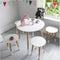 H&S Collection Kindertafel 60x41 cm wit