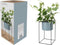 H&S - Collection - Kunstplant - in - pot - met - metalen - standaard - 44 - cm