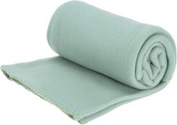 H&S Deken-plaid - fleece-polyester - mintgroen - 125 x 150 cm