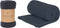 H&S Fleece deken - navy blauw - 125 x 150 cm - polyester - plaid - dekentje - fleecedeken