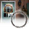 H&S - Kerstkrans - Ring - Ø48cm - 400led - warm wit - 8 standen