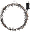 H&S - Kerstkrans - Ring - Ø48cm - 400led - warm wit - 8 standen