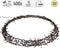 H&S - Kerstkrans - Ring - Ø48cm - 400led - warm wit - 8 standen