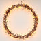 H&S - Kerstkrans - Ring - Ø48cm - 400led - warm wit - 8 standen