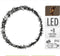H&S - Kerstkrans - Ring - Ø48cm - 400led - warm wit - 8 standen