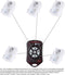 H-Tronic HT5S Radiografische zender 5-kanaals Frequentie: 868.35 MHz, 869.05 MHz, 869.55 MHz 3 V Bereik max. (in het vr