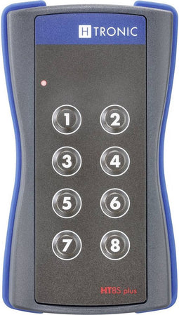 H-Tronic HT8Splus Radiografische zender 8-kanaals Frequentie: 868.35 MHz, 869.05 MHz, 869.55 MHz 3 V Bereik max. (in he