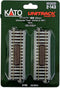 H0 Kato Unitrack 2-143 Ontkoppelrails 123 mm 2 stuk(s)