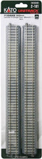 H0 Kato Unitrack 2-181 Rechte rails 369 mm 4 stuk(s)
