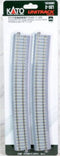 H0 Kato Unitrack 2-321 Gebogen rails 4 stuk(s)