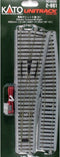 H0 Kato Unitrack 2-861 Wissel, Rechts 492 mm 1 stuk(s)