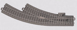 H0 Märklin C-rails (met ballastbed) 24672 Gebogen wissel, Rechts 30 ° Met handbediening