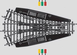 H0 Märklin K-rails (zonder ballastbed) 2270 Driewegwissel, Symmetrisch 168.9 mm 1 stuk(s)