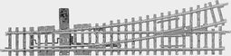 H0 Märklin K-rails (zonder ballastbed) 22715 Wissel, Links 225 mm 1 stuk(s)