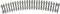 H0 Piko A-rails 55211 Gebogen rails 6 stuk(s)