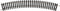 H0 Piko A-rails 55212 Gebogen rails 6 stuk(s)