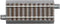 H0 Roco GeoLine (met ballastbed) 61112 Rechte rails 76.5 mm 6 stuk(s)