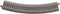 H0 Roco GeoLine (met ballastbed) 61123 Gebogen rails 6 stuk(s)