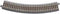 H0 Roco GeoLine (met ballastbed) 61123 Gebogen rails 6 stuk(s)