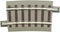 H0 Roco GeoLine (met ballastbed) 61130 Gebogen rails 6 stuk(s)