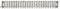 H0 Roco RocoLine (zonder ballastbed) 42410 Rechte rails 230 mm 12 stuk(s)